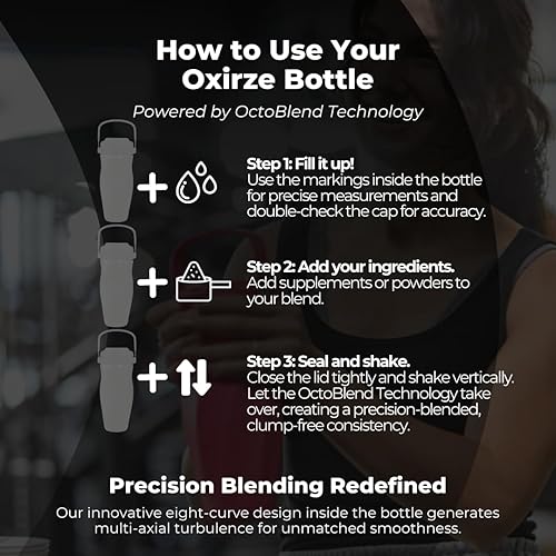 Miniatura 6 de Botella agitadora para mezclas de proteínas, acero inoxidable de doble pared, para batidos, batidos, cócteles, a prueba de fugas, 26 onzas, vaso de