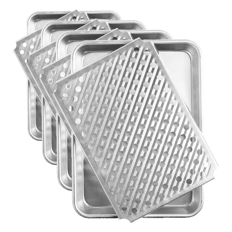 Nordic Ware Cuarto de hoja + estante / Quarter Sheet (Pack of 4) / 1 Cooling Racks