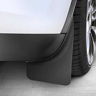 YONZEE Mud Flaps for Tesla Model Y 4PCS, True TPE No Drilling Mudflaps Model Y Splash Guards Fender Vehicle Sediment Protection Mudguard for Tesla Model Y Accessories 2020-2023（Matte Black）