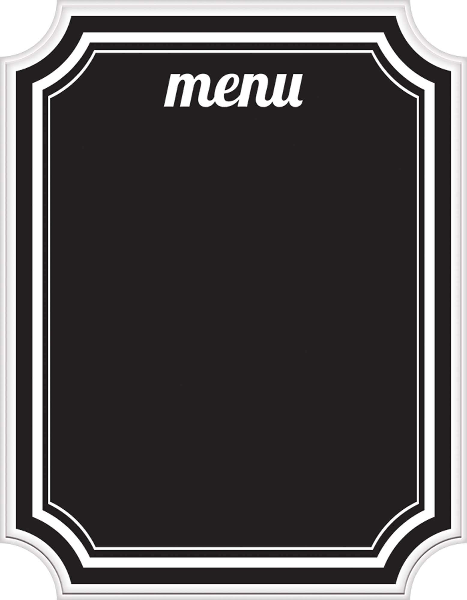 Amscan Eat & Enjoy Menu Easel, 9