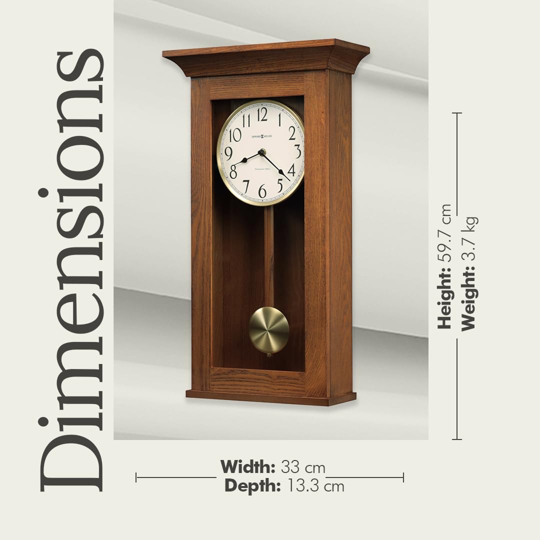 Howard Miller Allegheny Pendulum Wall Clock 625-759 – Old
