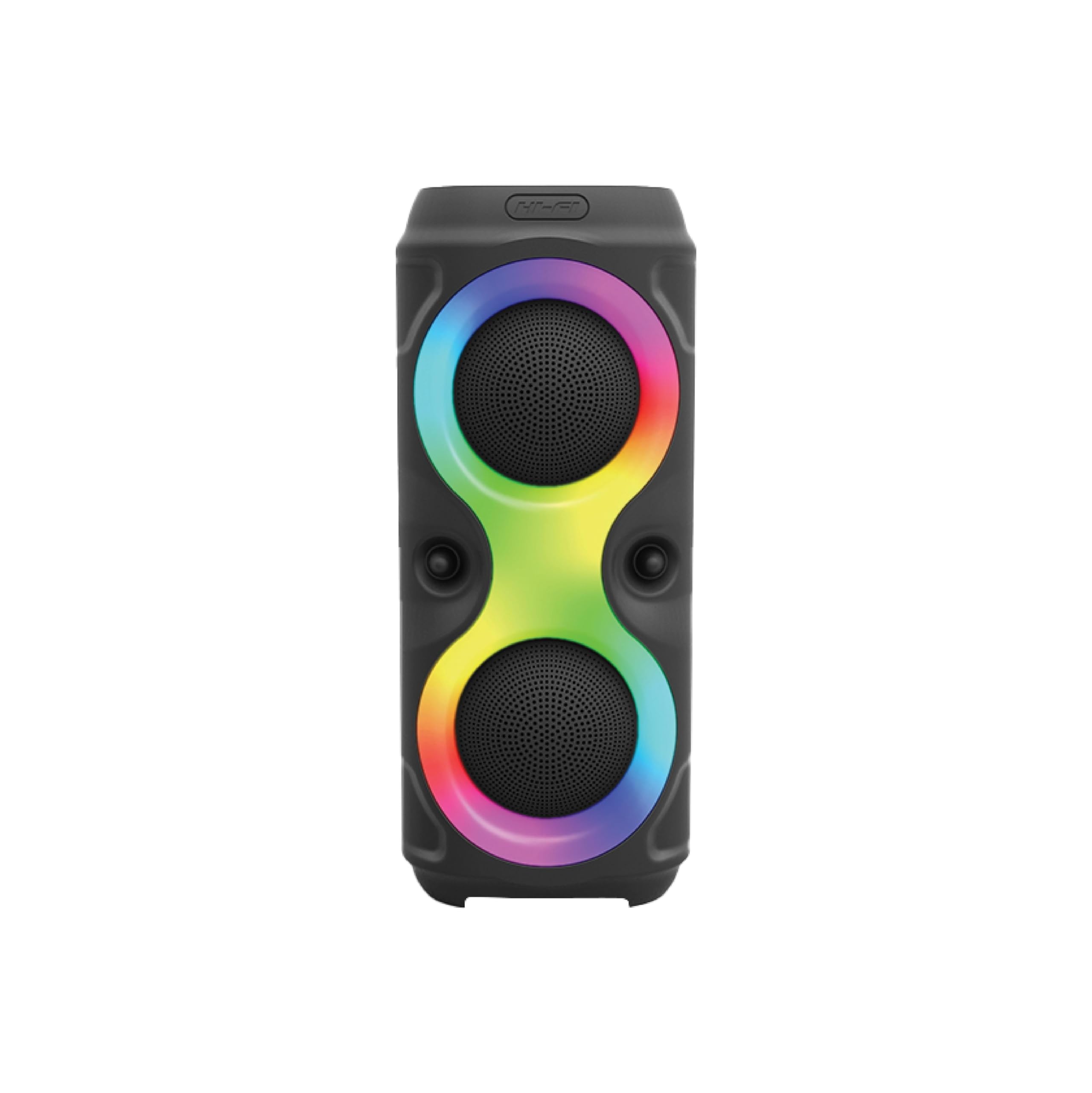 HAPIPOLA Party Speaker I 30W Multi-Media Bluetooth Party Speaker with Wired Mic for Karaoke | RGB LED Light | Wireless Music | Portable | TWS Pairing Support | dustproof | USB Input-image-24