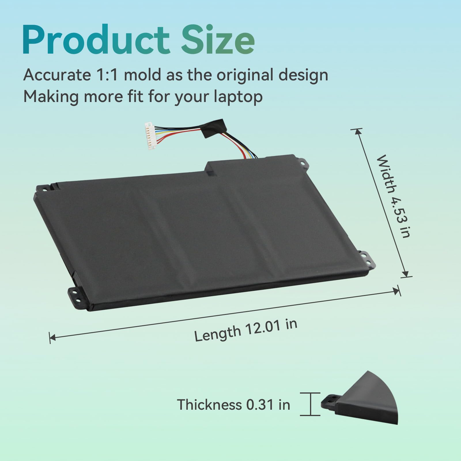 K KYUER B31N1912 C31N1912 Batterie pour ASUS VivoBook E410 E510 L410 L510 Go 14 15 E410M E410MA E410K E410KA E510K E510KA E510M E510MA L410M L410MA R429M R429MA L510MA L510KA L410KA Notebook Battery