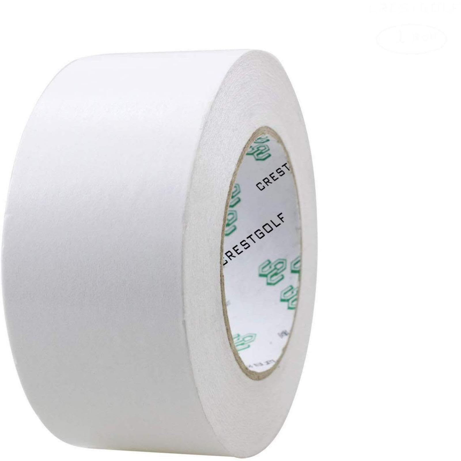 CRESTGOLF Double Sided 5CMx50M Golf Grip Tape,for Golf Clubs Grip Installation, Golf Grip Strip Multifunctional Putter Tape, Cropable Strips Strong Adhesiveness,185 clubs(2" x 50yard)