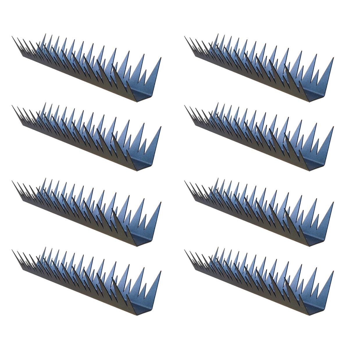 Heavy Duty Metal Anti Climb Spikes for Outdoor Wall, Garden Fence,Intruder Deterrent Fence Spikes for Theieves and Intruders 8pcs (94.5 inches)