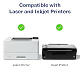 Avery Printable Address Labels with Sure Feed, 1" x 2-5/8", Glossy Clear, 300 Blank Mailing Labels for Laser and Inkjet Printers (6521) – view 6