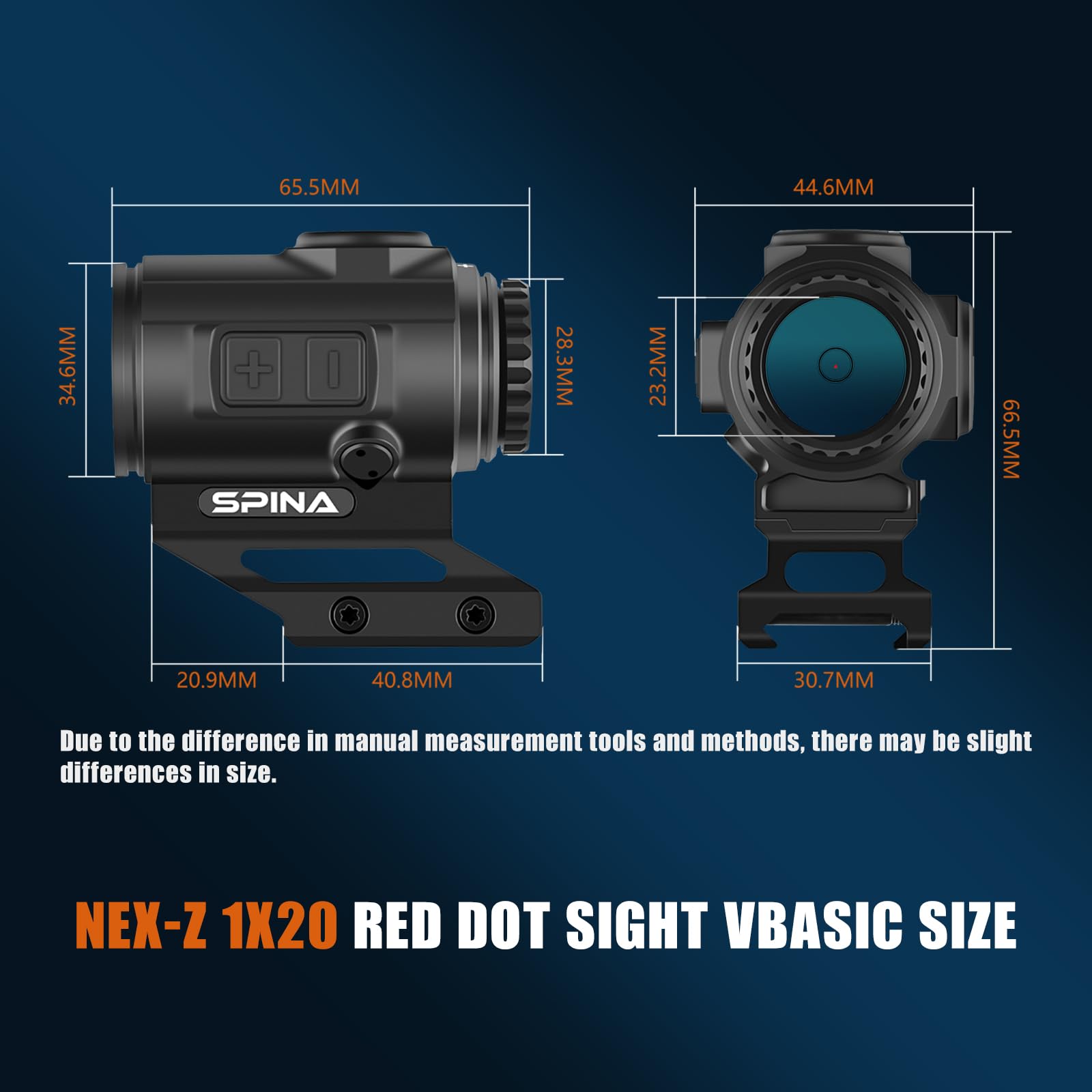 Amazon.co.jp: SPINA OPTICS NEX-Z 1x20 プリズムスコープ レッド