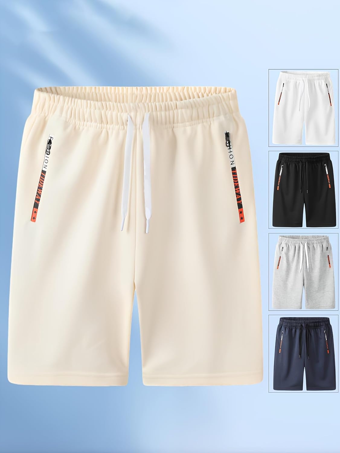 5 Pack Boys Athletic Shorts Quick Dry Basketball Shorts Lightweight with Pockets and Drawstring for Youth Kids - Image 4