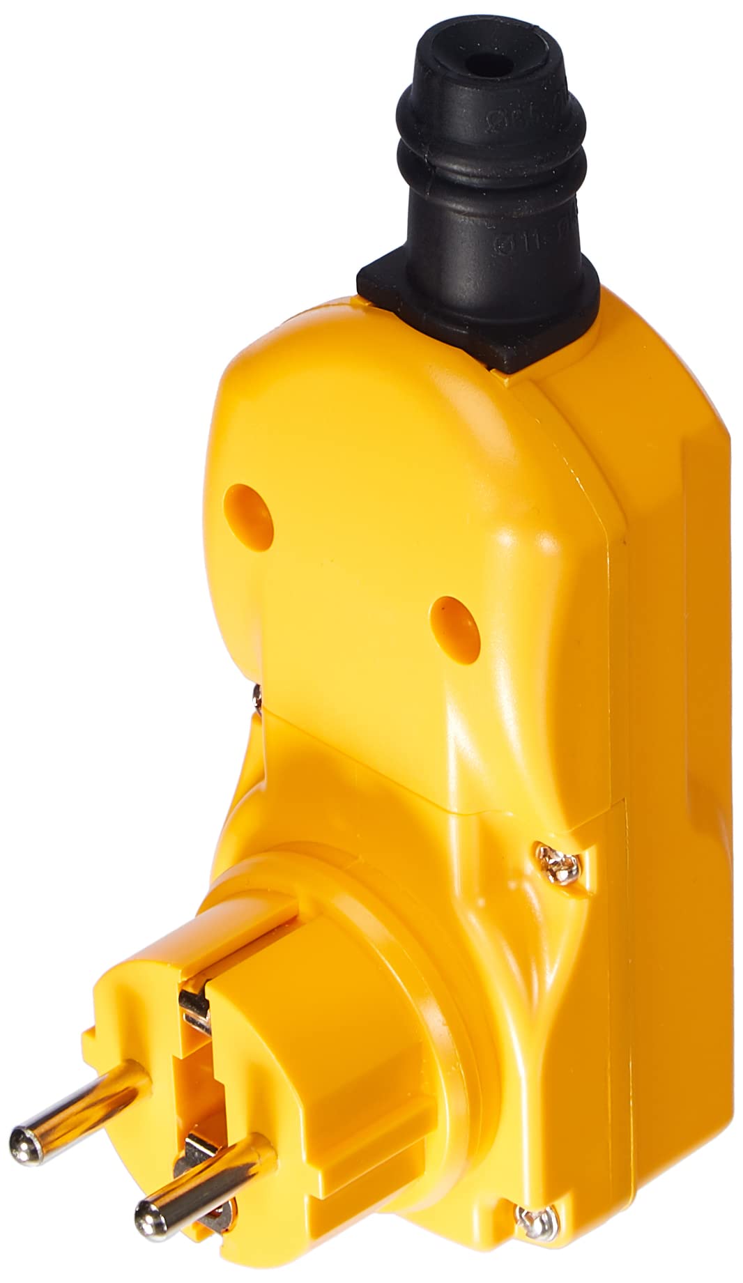 Brennenstuhl Enchufe de protección Personal BDI-S 2 30 IP55 (Enchufe de protección Personal con Interruptor diferencial para Uso en Exteriores, desconexión Bipolar)