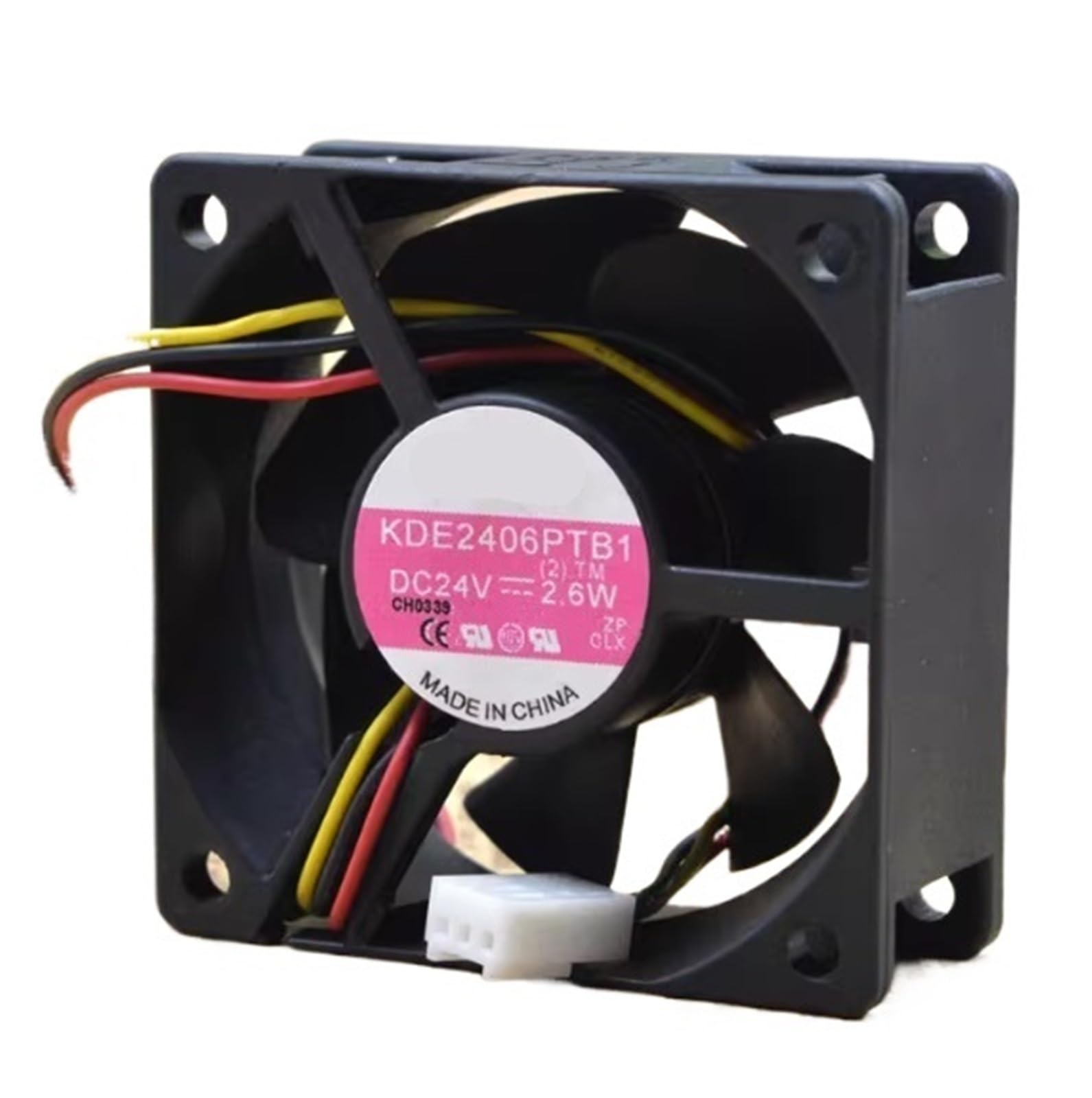 YMUGUEGH KDE2406PTB1 6025 6cm 60mm DC 24v 2.6W cooling fan