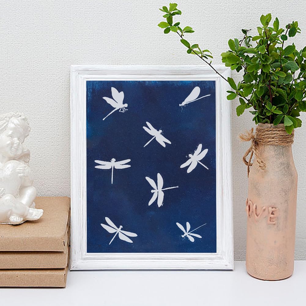 Kit Impression Soleil Cyanotype WEBEEDY – 30 Feuilles A5 + Accessoires | Créez Des Œuvres Art Solaire Nature & Plantes Magnifiques !