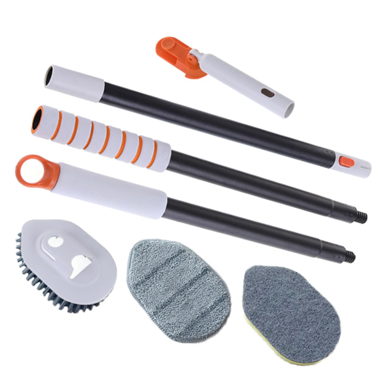 Brosse à récurer les joints et carrelages à manche long pour un nettoyage en profondeur