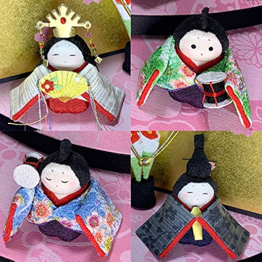 (未使用･未開封品)　リュウコドウ 雛人形 扇面三段わらべ雛10人揃い 間口45cm × 奥行23.5cm × 高さ13.5 (屏風9cm、土台4.5cm) 1-344 p1m72rm Amazon.co.jp: リュウコドウ 雛人形 扇面三段わらべ雛10人揃い