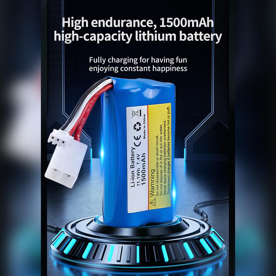35KM/H Hochgeschwindigkeits RC Boot, 2,4GHz Wasserdichtes RC Boot mit LED-Lichtern, EIN-Knopf-Kehrfunktion, Niederbatterie- & Reichweitenalarm, RTR für See & Pool (Rot)