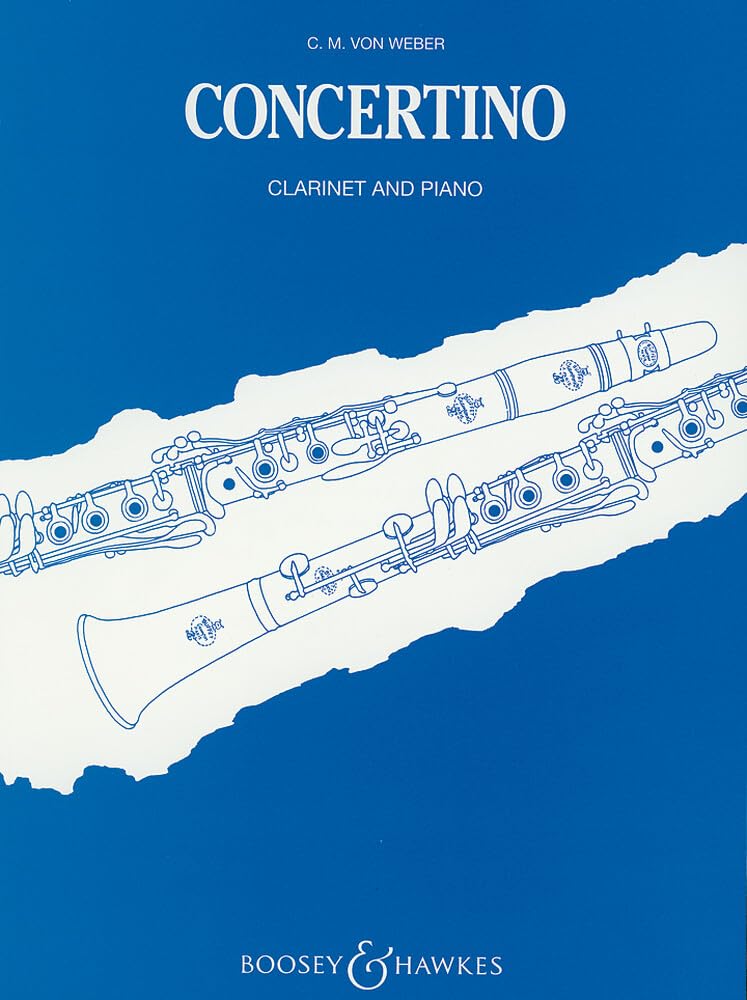 Concertino: for Clarinet and Orchestra. op. 26. clarinet and orchestra. Réduction pour piano avec partie soliste.