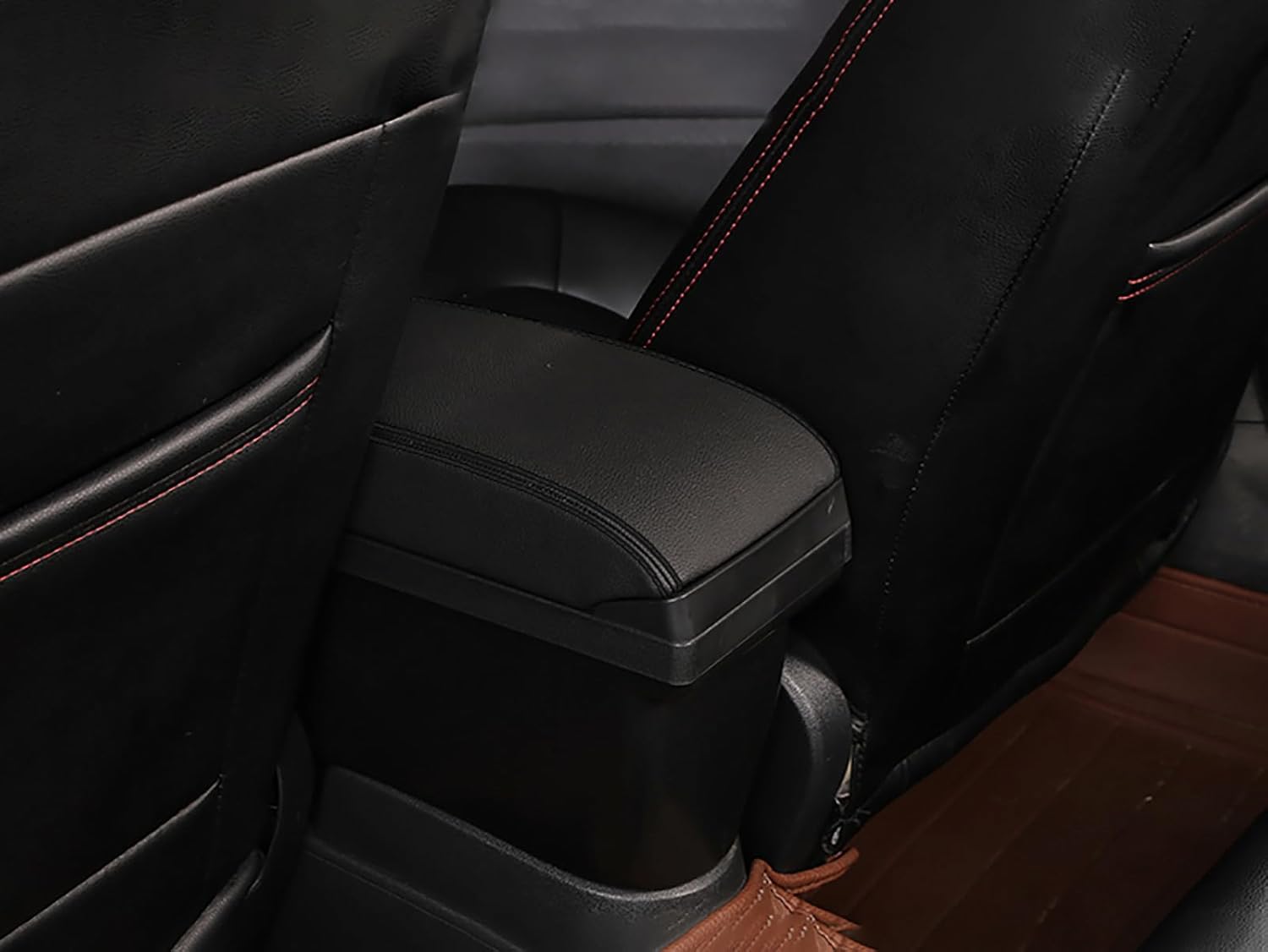 Armrest Box Center Console Arm Rest Seat Storage Box Double Layer Organizer with 3 USB Ports for Suzuki Jimny 5-Door 2025 2026 Car Interior Accessories