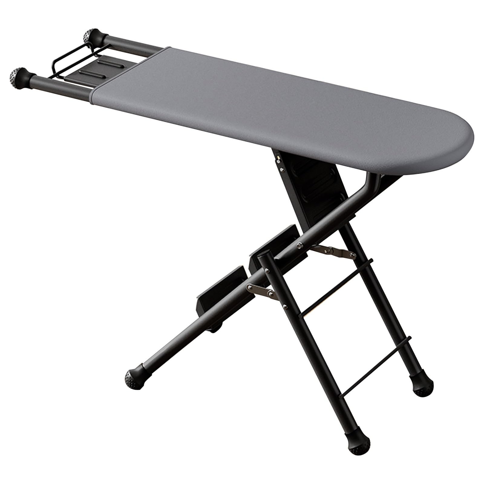 Tabla de planchar plegable multifuncional con escalera, tabla de hierro transformable y soporte de hierro, diseño de metal resistente para uso doméstico, ahorra espacio y ahorra espacio