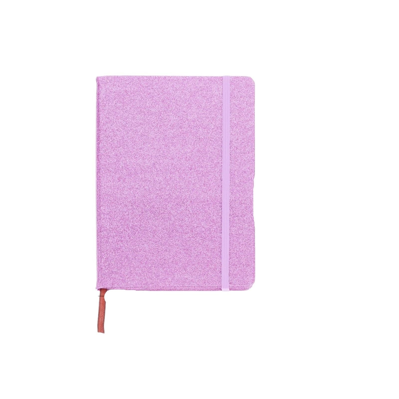 Cuaderno de tapa dura y lentejuelas A5, impermeable, con banda elástica, notas diarias, diario de viaje, bloc de notas de bolsillo, mini agenda para niñas para oficina