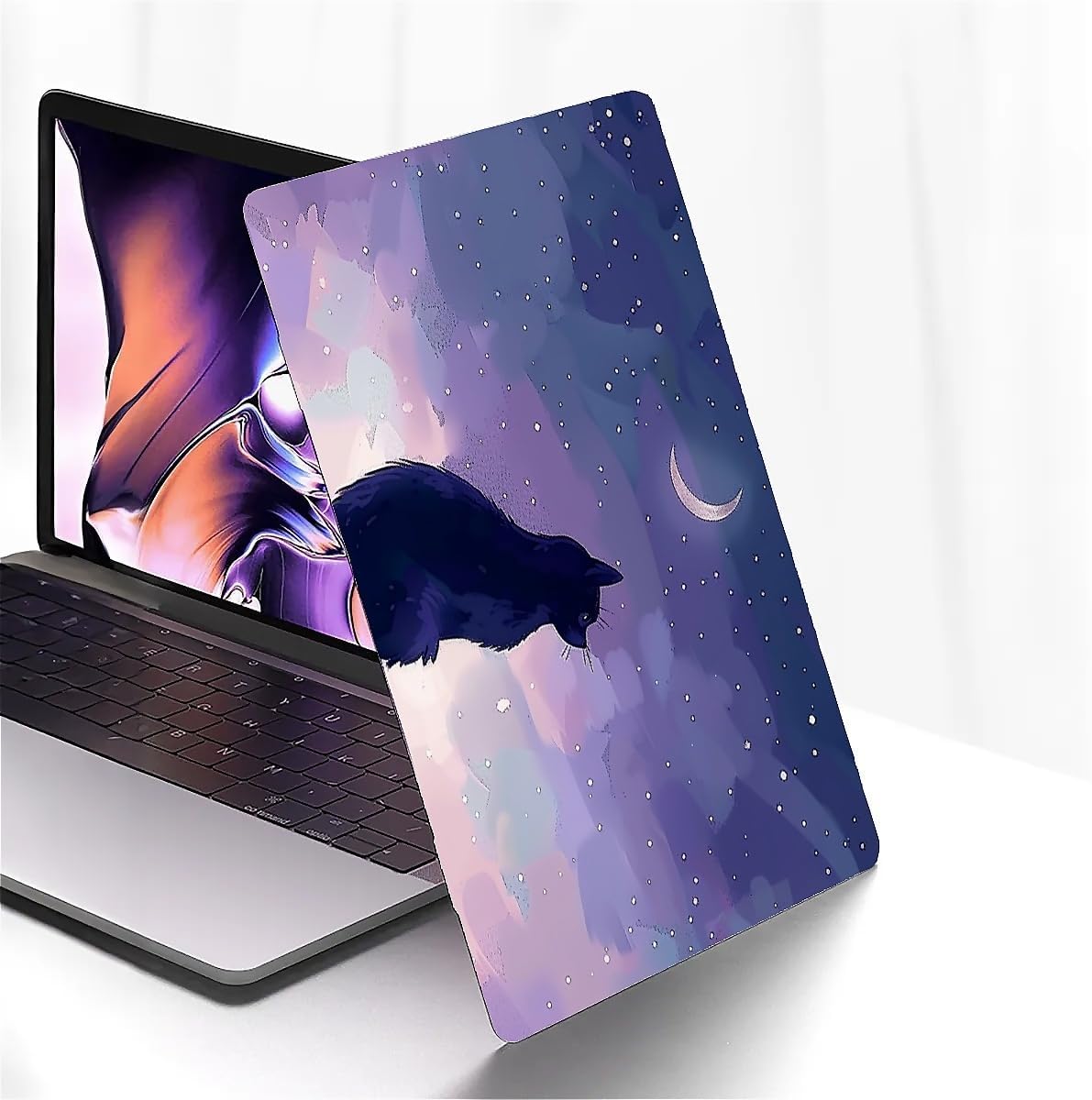 for MacBook Pro 13 Inch Case, Clear Case Good and Quiet Clear Cat Pattern 2017/2019/2020/2021 Version of M1 A1706/A1708/A1989/A2159/A2289/A2251/A2338 Plastic Hard Shell Case