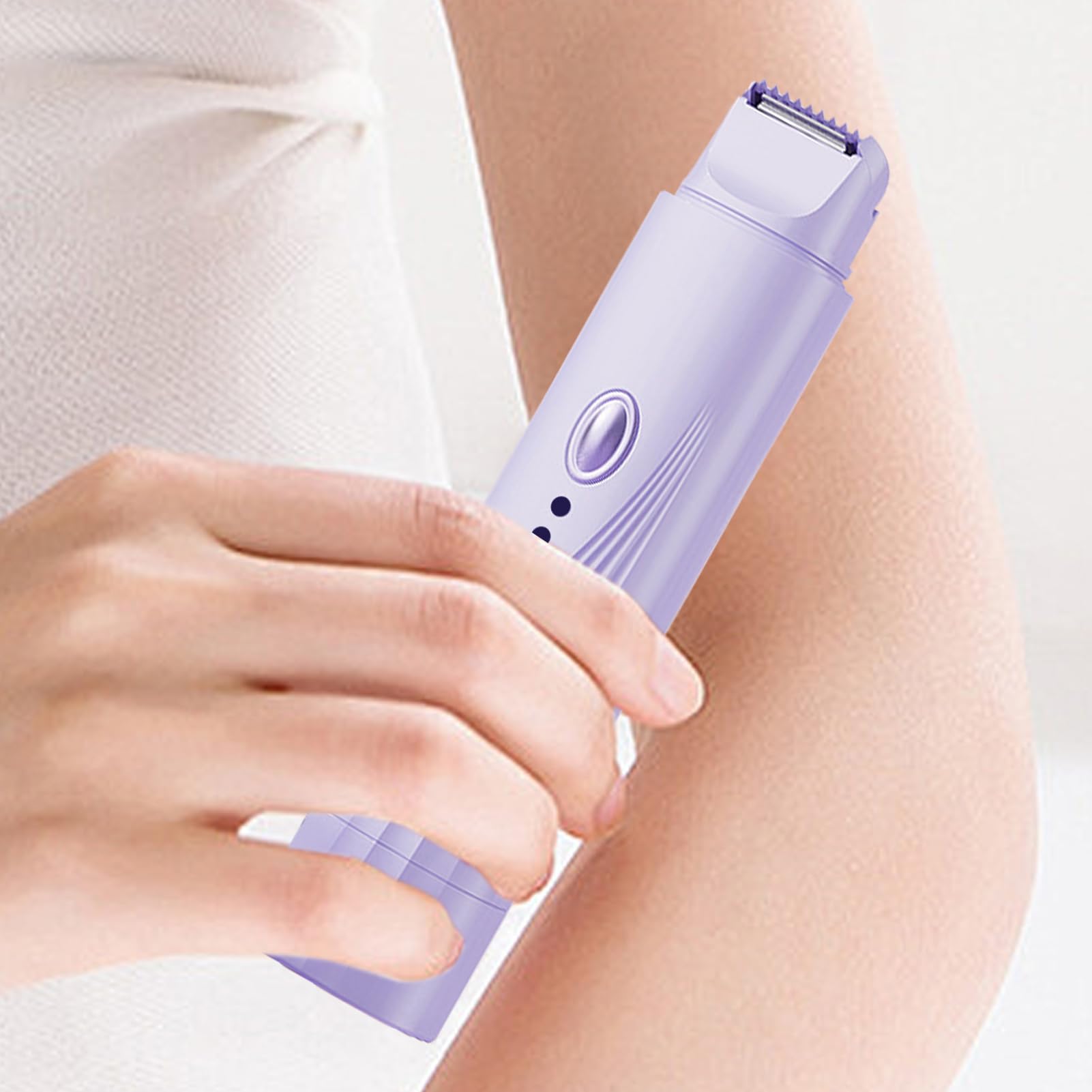 Per Donna Depilatore Bikini Impermeabile Senza Filo Con Doppia Testina | Rimozione Gambe Corpo Pelle Sensibile Rasatura Quotidiana Bikini