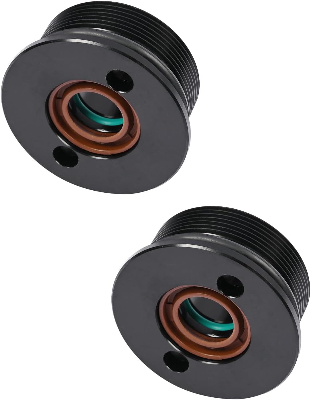 2PCS End Cap Guide Assembly Tilt Trim 8M0021648 878243A1 99638A1 Compatible with Mercury Mariner Generation 1 2 & 3 3 Ram Style Trim Units