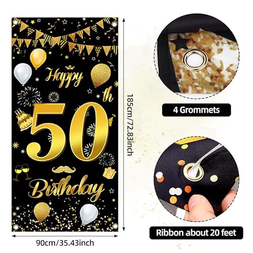 Decorazioni per Striscioni per il 50° Compleanno