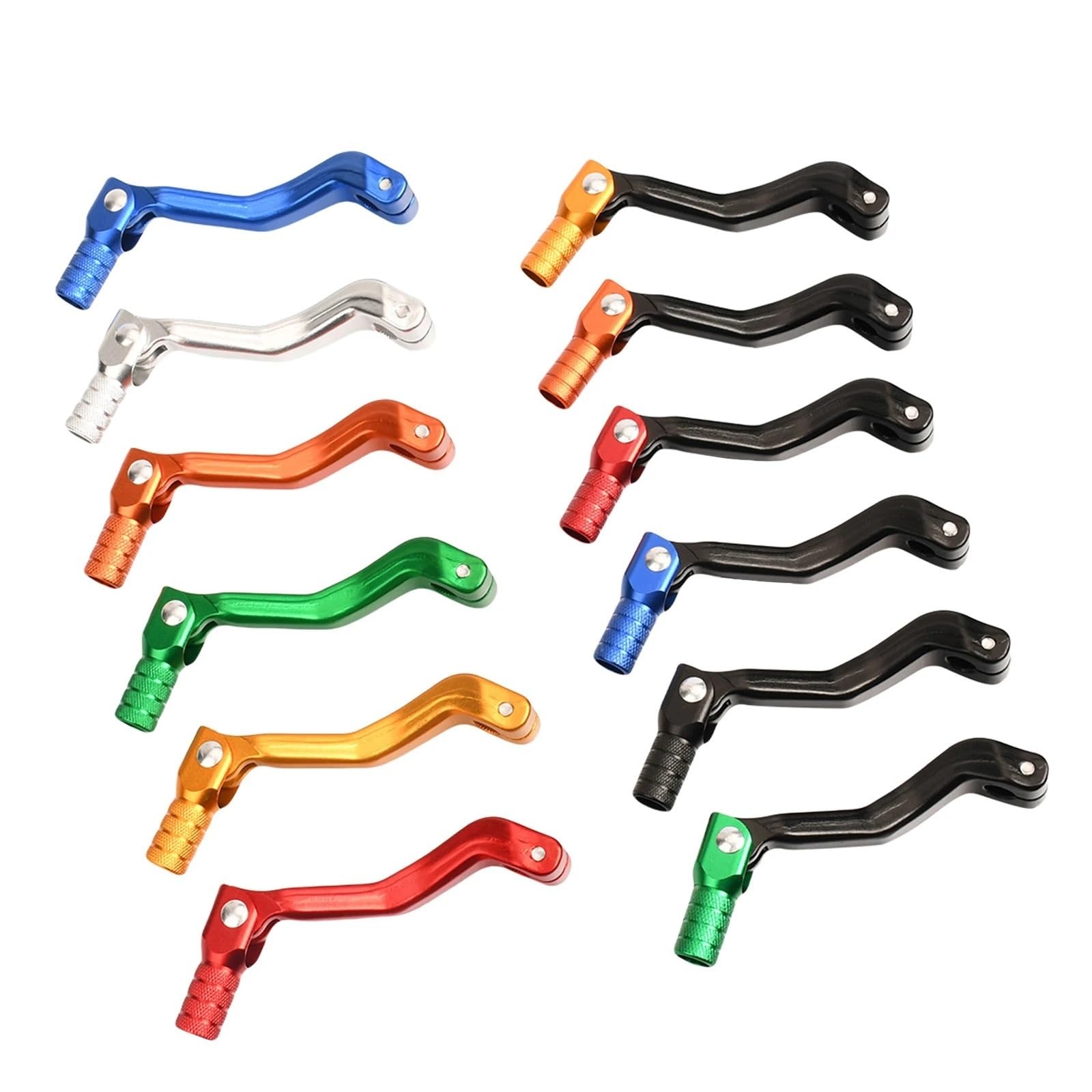 Leva Cambio Pieghevole In Alluminio Per Moto – 100/150 Mm, Disponibile In Vari Colori, Per Motocross E Biciclette Elettriche
