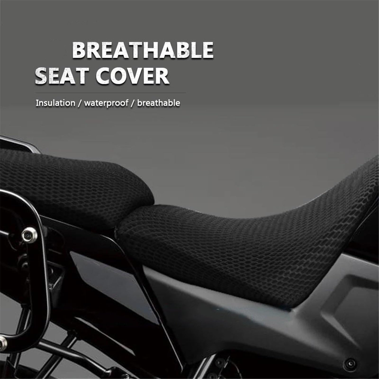 Generico Coprisedili For Moto Airflow Per NC750X NC750 X Cuscino Protettivo For Sedile For In Rete A Nido D'ape