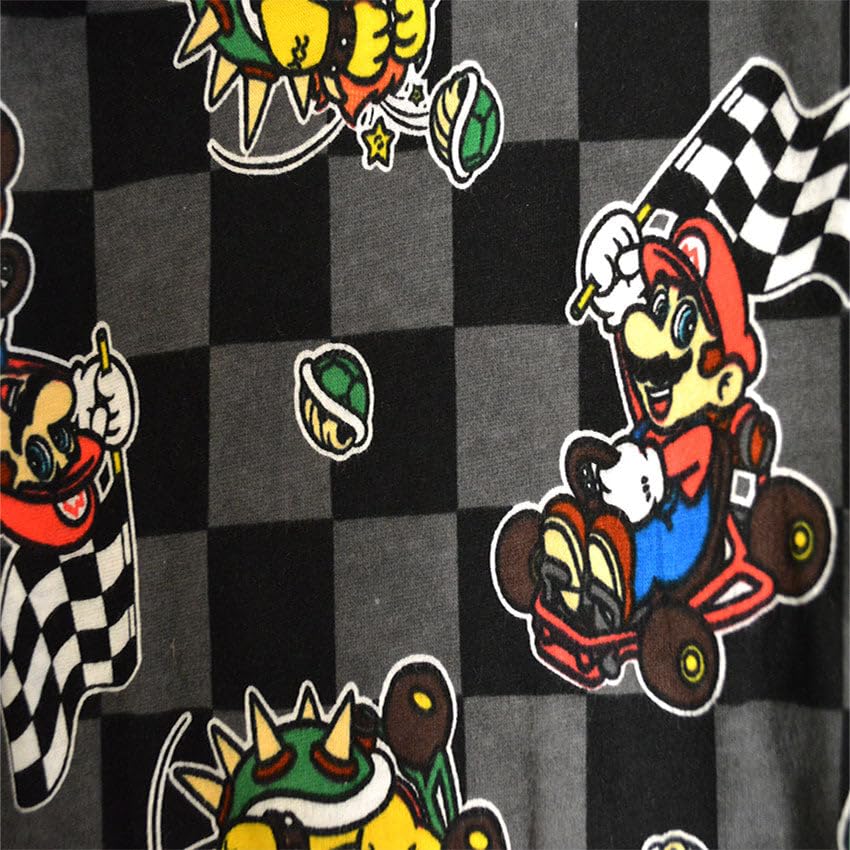 MJC Mens Nintendo Super Mario Brothers Mariokart Mario and Bowser Lounge Shorts2