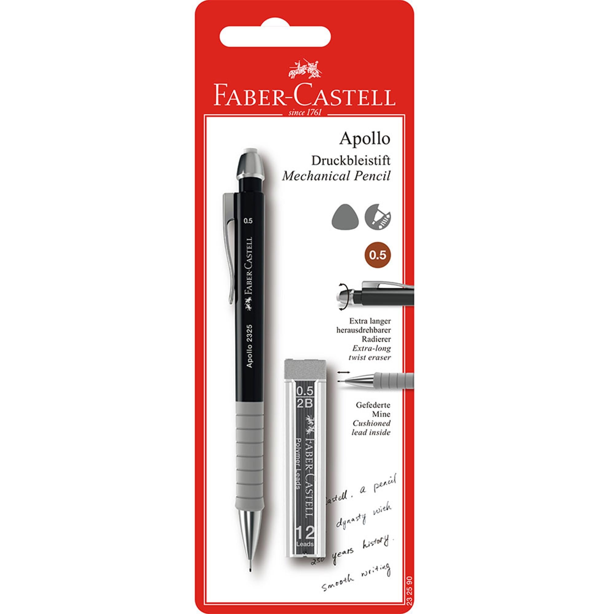 ファーバーカステル(Faber-Castell) シャープペン アポロ ブラック…