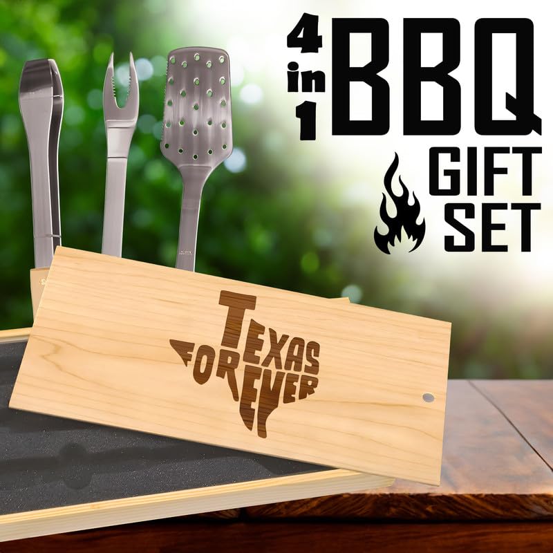Set de herramientas para BBQ Texas Forever miniatura 6
