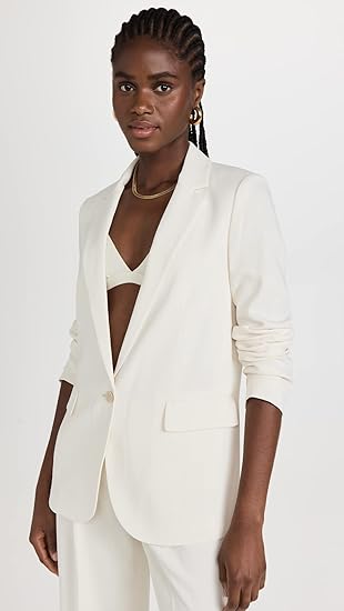H&m white blazer women's Clearance