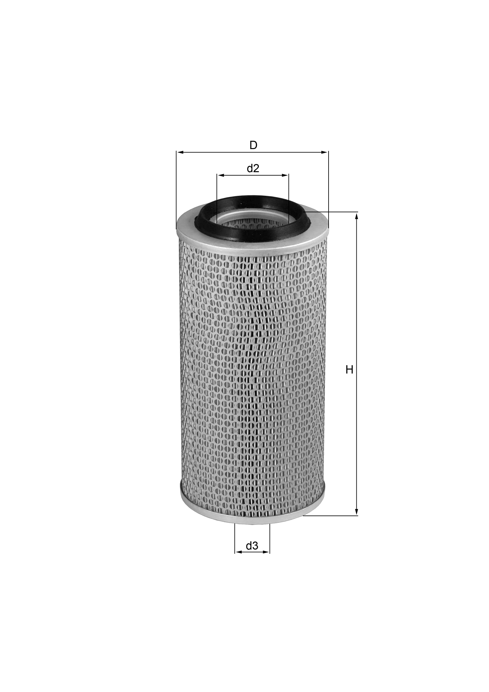 MAHLE LX 7060 Filtro De Aire Cartucho Filtrante
