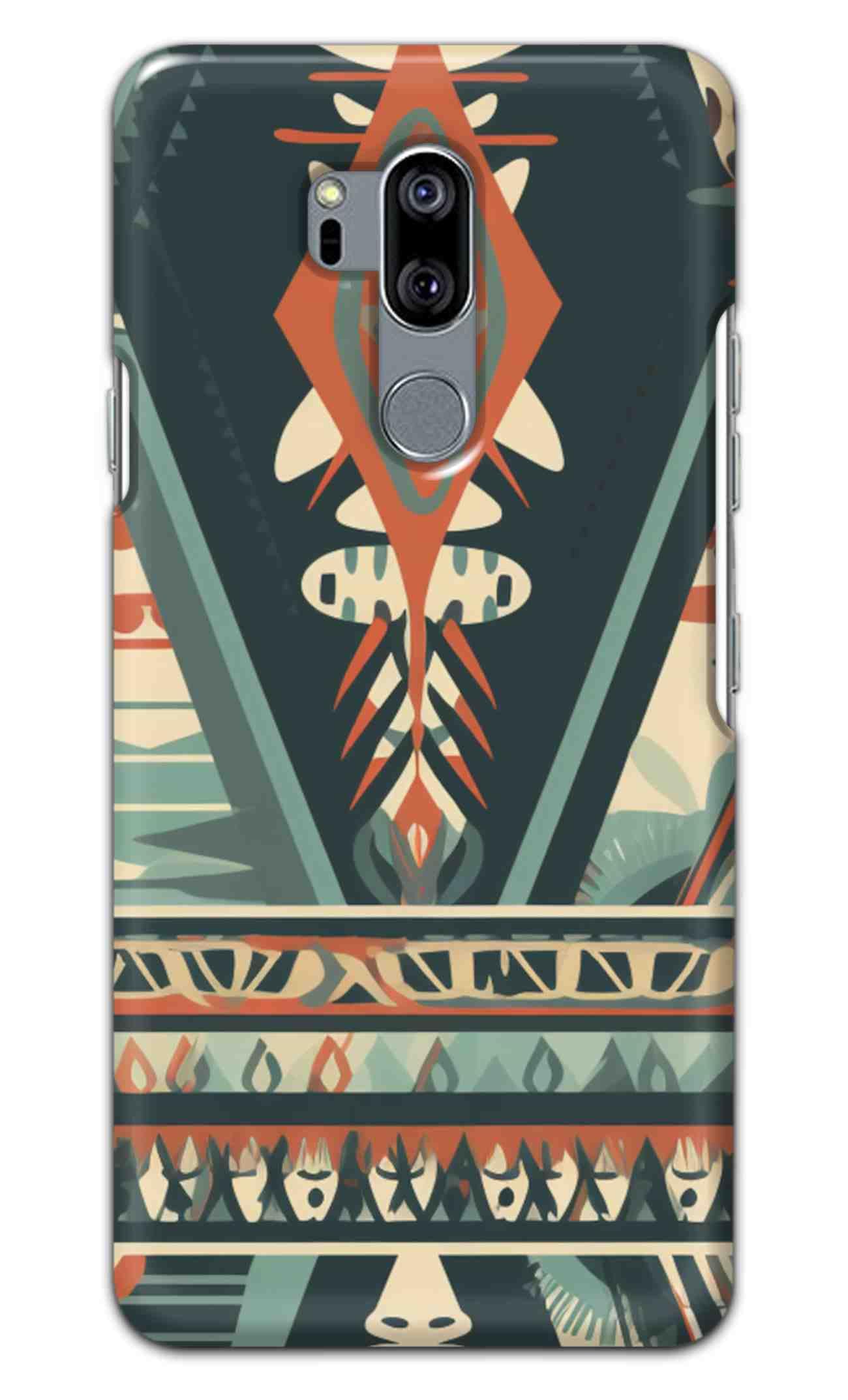 NDCOM for Tribal Imprints African Ethnic Art Printed Hard Mobile Back Cover Case for Lg G7 Plus Thinq