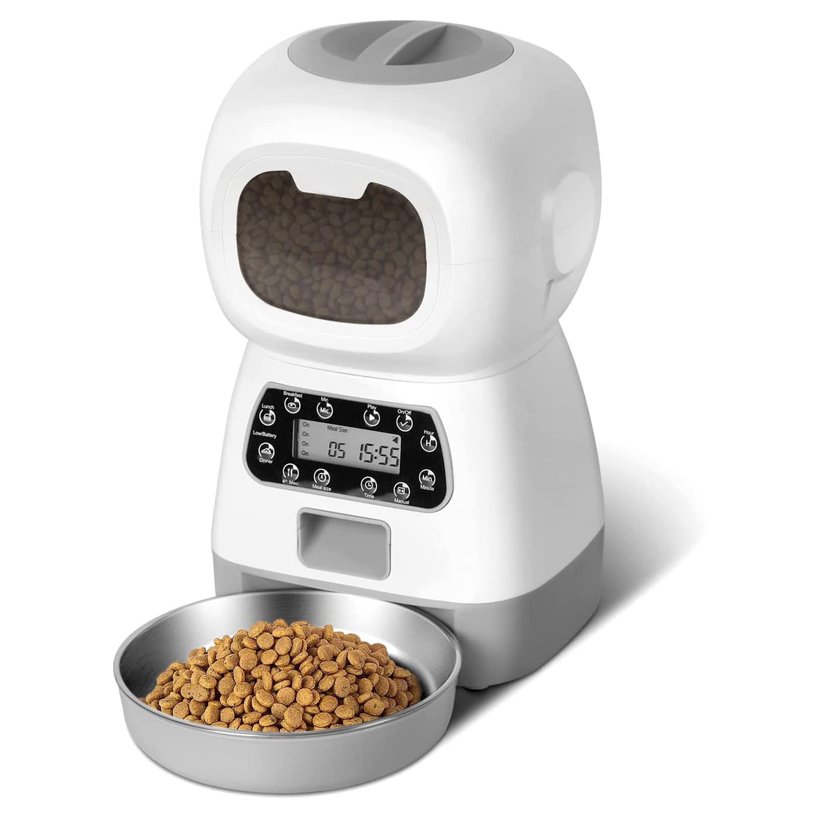 Buy ZEKIRY Automatic Cat Feeders, 3.5L Timed Automatic Dog Feeder 14