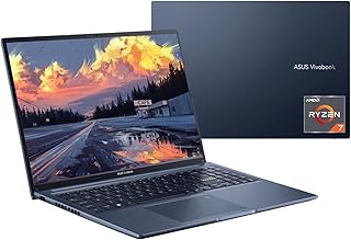 ASUS 2023 Newest Vivobook Laptop, 16" HD Display, AMD Ryzen 7 5800HS (8 core, Beats i7-1195G7), 12GB RAM, 512GB SSD, AMD Radeon Graphics, WiFi 6, Chiclet Keyboard, USB-A&C, Windows 11 Home