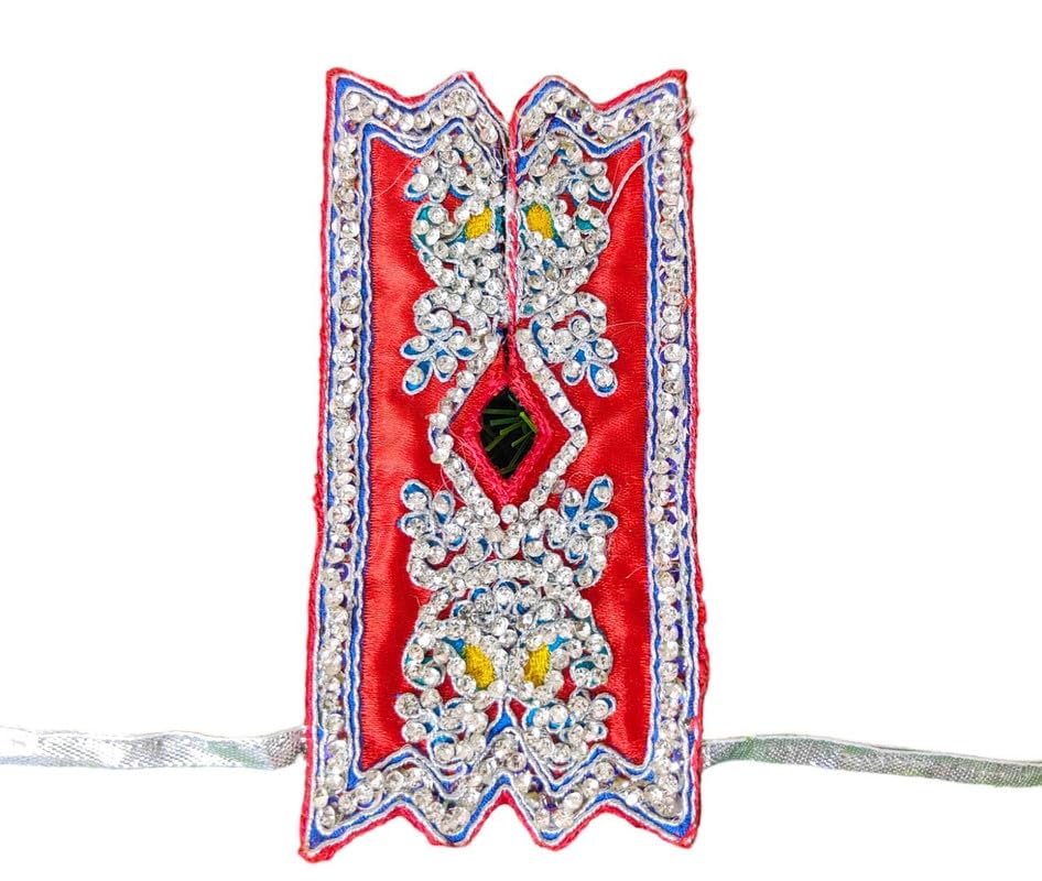 Image of Partish Laddu Gopal Heavy Janamashtmi Dress Size 6 l Ladoo Gopal Dress l Kanha Ji Poshak Size 1 2 4 5 6 (BB)