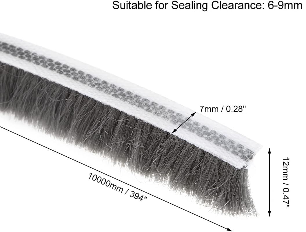 MACHSWON Brush Weather Stripping, 10M / 32.81Ft - Image 2