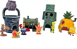 Enfeite de Aquário Turma do Bob Esponja c/10 pçs decoração