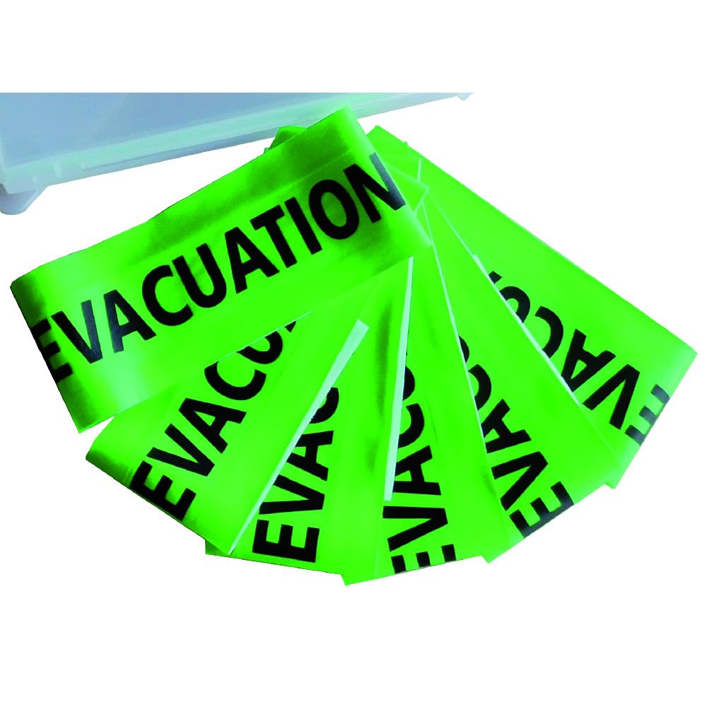 Signalétique.biz France KIT BRASSARDS EVACUATION avec vis de fixation (WMALEVAC) -