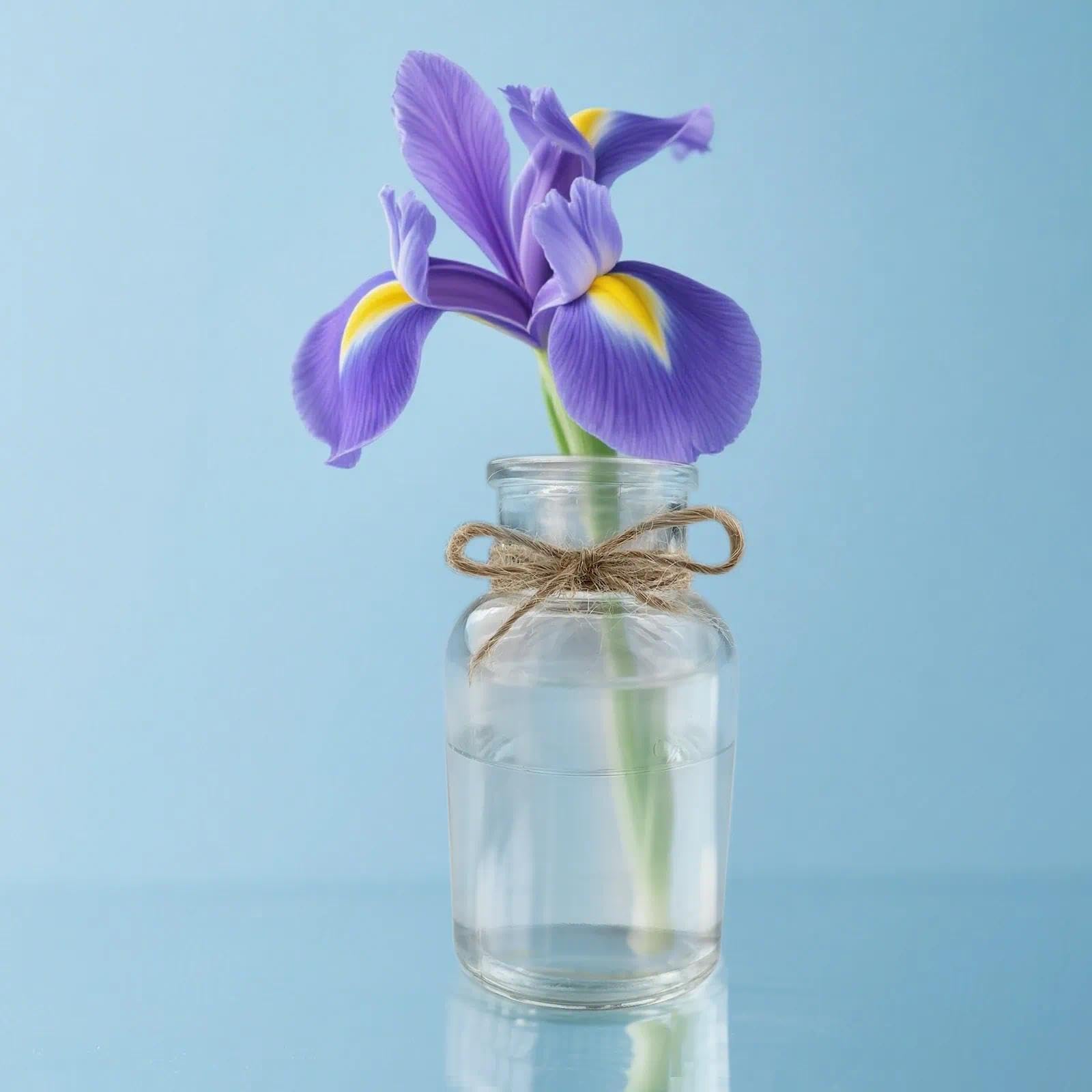 12 Mini Vasi Decorazione in Vetro,Moderni Trasparenti Vaso Minimalisti, Facile da Pulire, Per la disposizione dei fiori, Ideale Decorazione da Tavolo, Matrimonio, Ricevimento