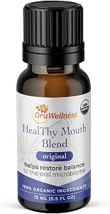 OraWellness Healthy Mouth Blend Organic Tooth Oil, Fluoride Free Rinse