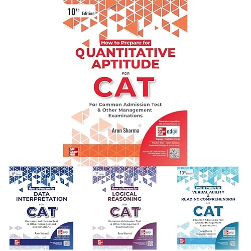 CAT Books by Arun Sharma 2024 ( Set of 4 Books ) || Quantitative Aptitude + Logical Reasoning + Data Interpretation + Verbal Ability/Reading Comprehension