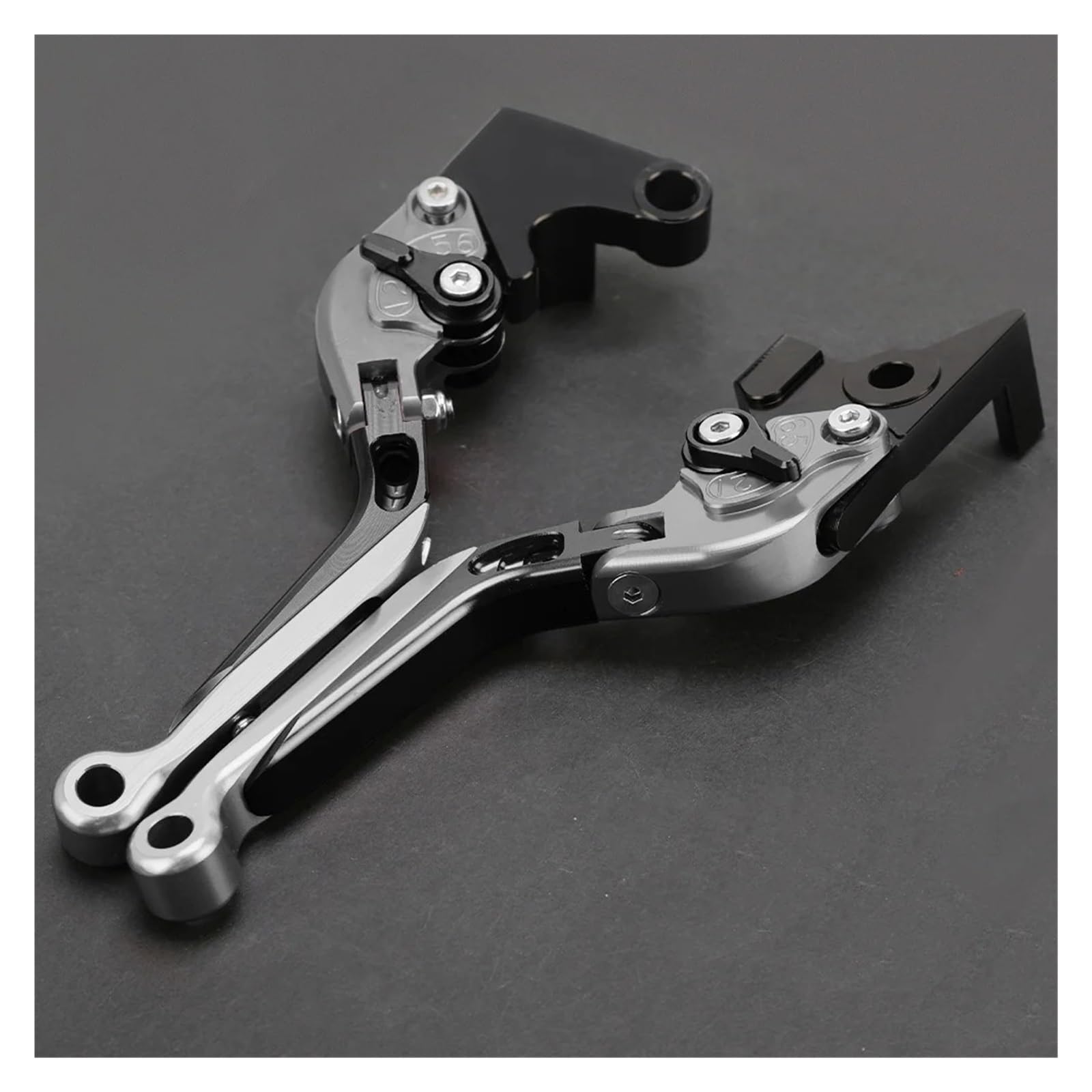 Jwqebns F Style Motorcycle Brake Clutch Levers For Kawasaki For Ninja 400R 650R Er6f Er6n 2009-2017 Motorcycle Accessories Brake Clutch Levers Extendable Handles Lever(F Style)