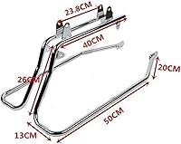Vista 8 de Soportes de conversión de alforjas para Harley Heritage Softail 1986-2017