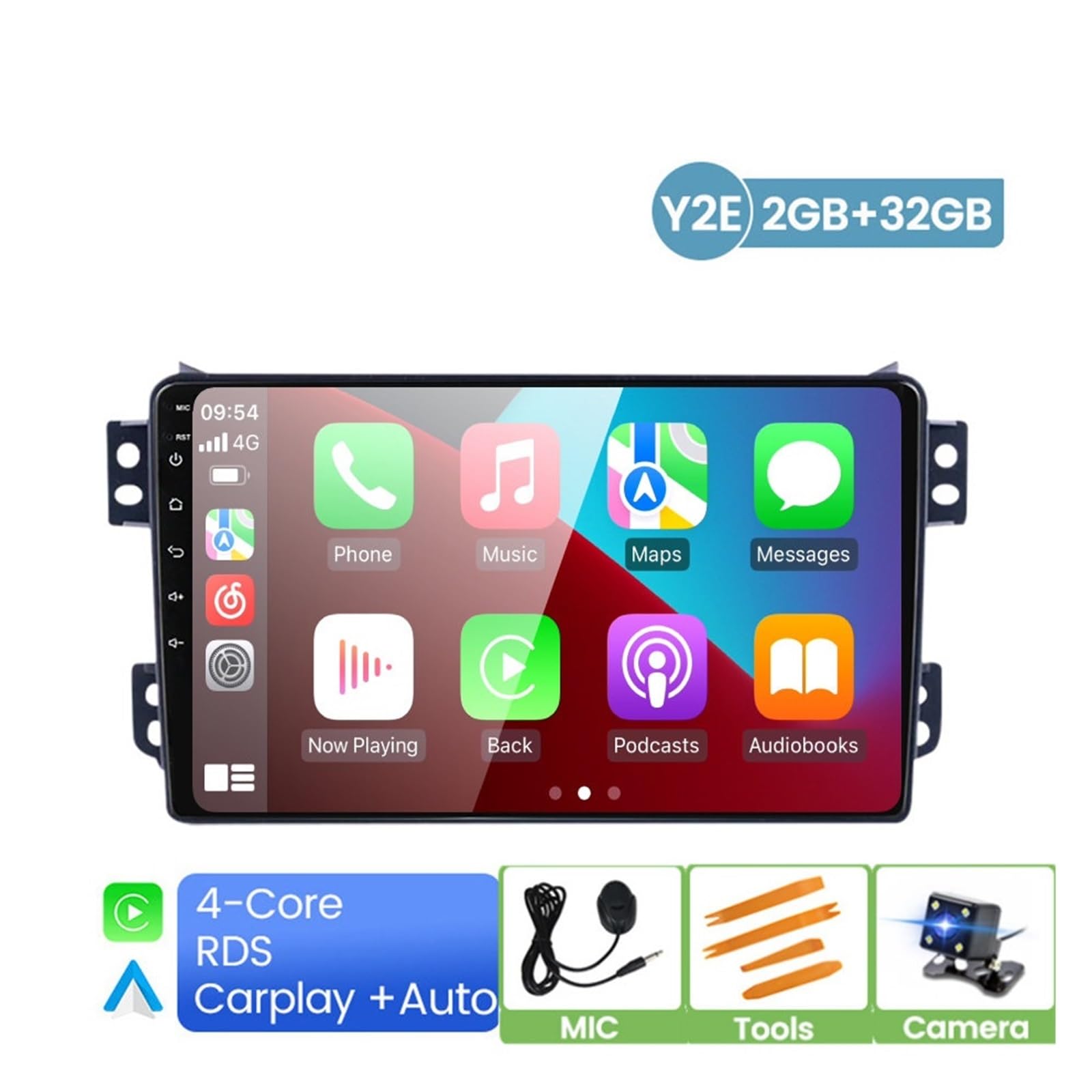 Nawigacja satelitarna Odtwarzacz Radia Samochodowego Nawigacja GPS Stereo(2G 32G Camera)