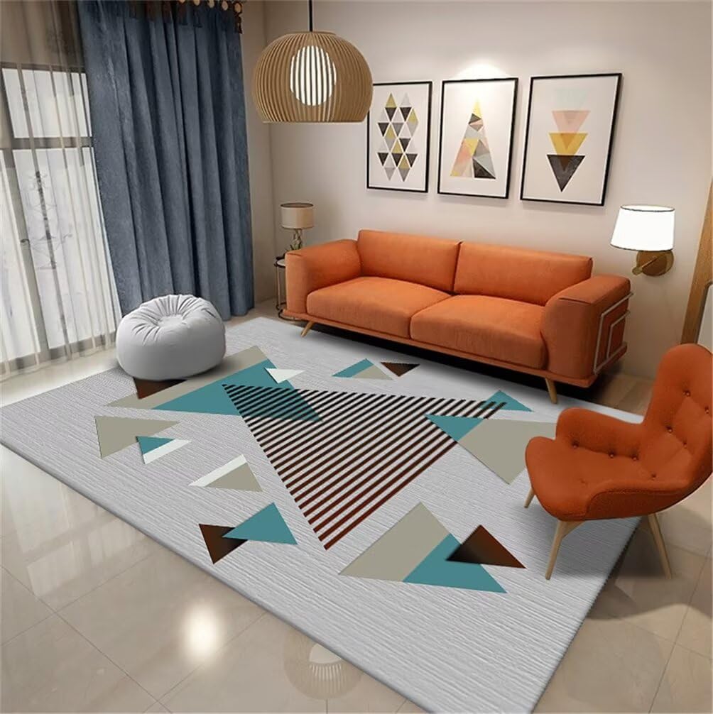 Tapis chambre ado fille et garçon moderne gris 160x250