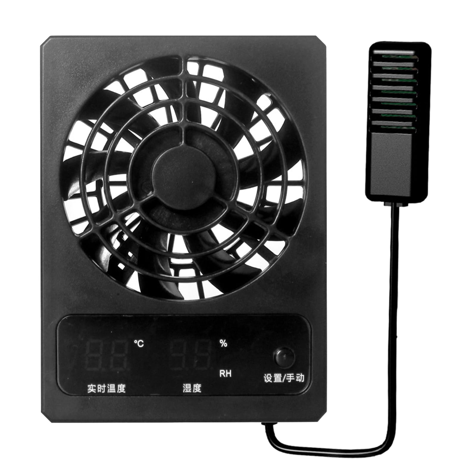 Ventilador de refrigeración de reptiles para terrarios, enfriador de bajo ruido, ahorro de energía, enfriador de aire, reductor de humedad, enfriador de control automático