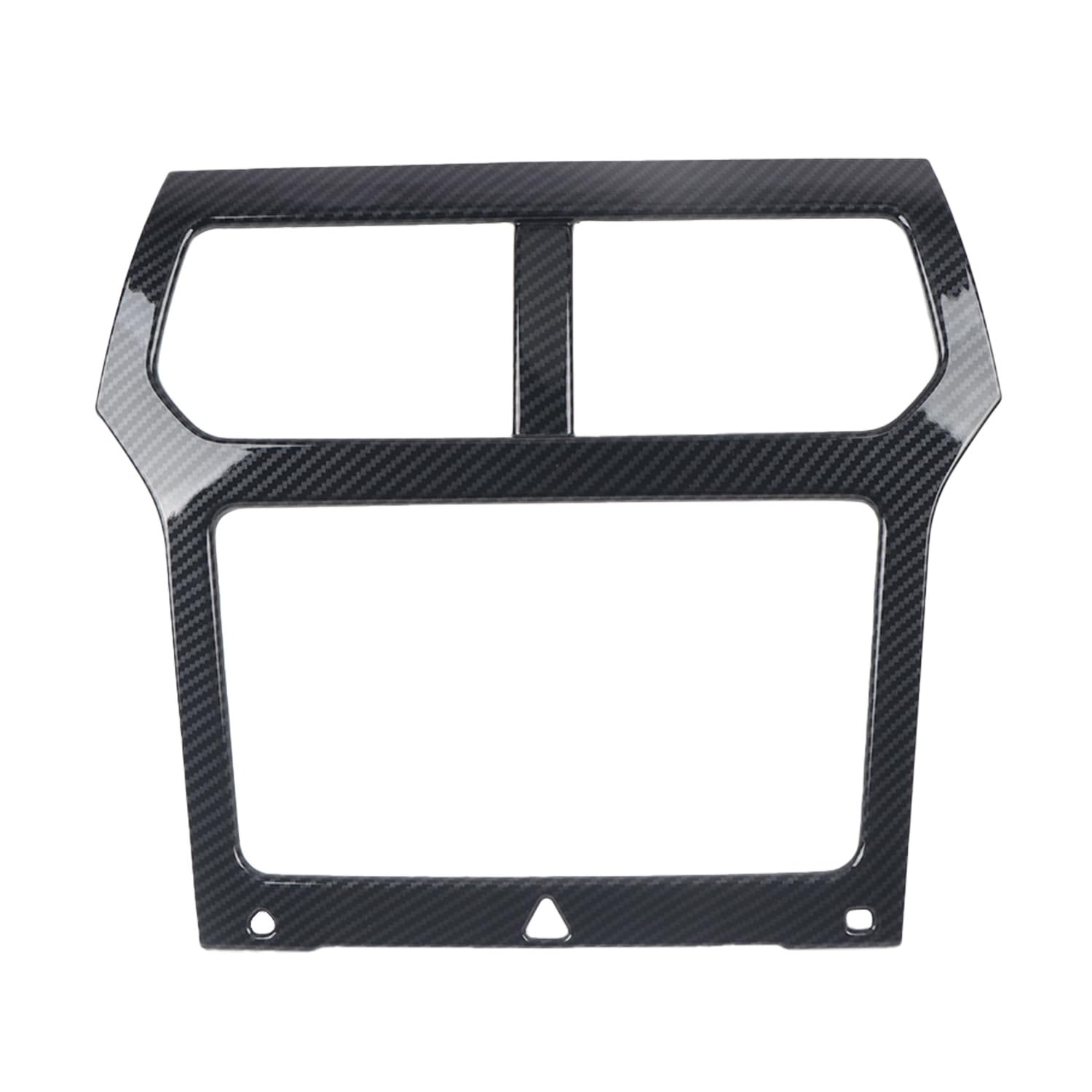 L2R para Ford Explorer 2011-2015, consola de tablero interior, navegación GPS, marco de cubierta, embellecedor ABS de fibra de carbono, accesorios negros, 1 unidad