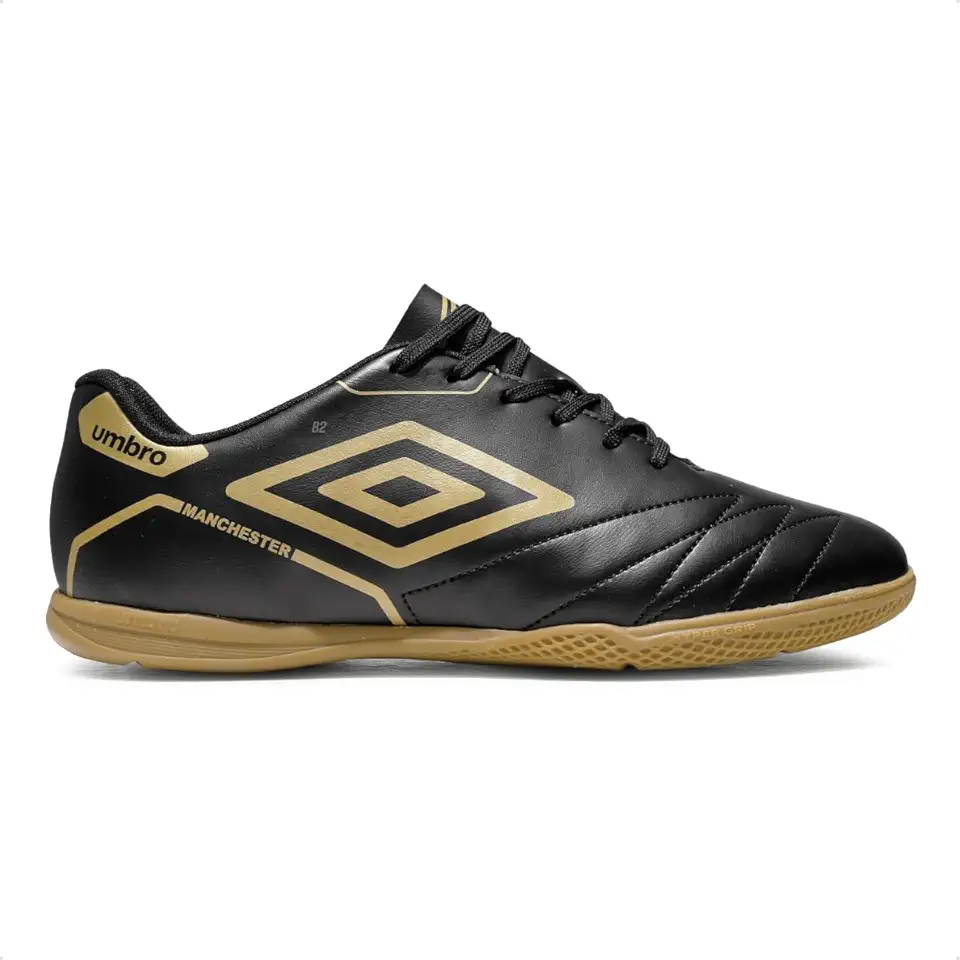 Chuteira Futsal Umbro Manchester Masculina Indoor Solado Antiderrapante Confortável U01FB00459